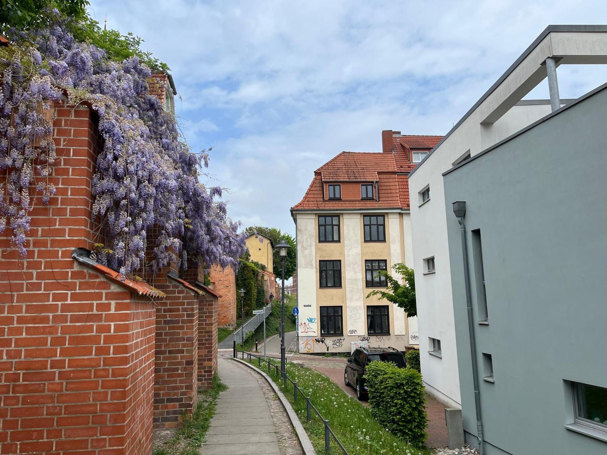 Ferienwohnung An Der Historischen Stadtmauer Rostock Zewnętrze zdjęcie